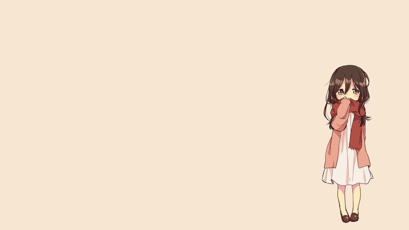 动漫少女壁纸合集 黑发柔美氛围感拉满