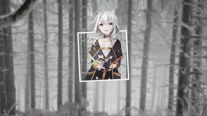 少女与雪的动漫壁纸合集