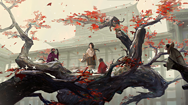 这张壁纸太绝了！只狼主题的飒爽少女武士壁纸