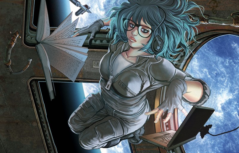 太空美少女高清壁纸