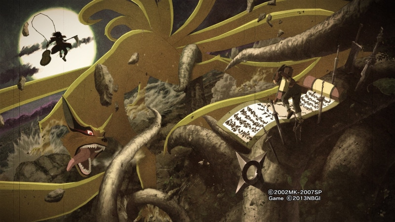 火影忍者高清壁纸合集：柱间斑爷和九尾名场面