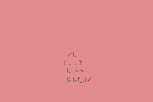 极简ASCII猫咪壁纸
