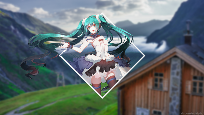 初音未来壁纸合集 高清画中画画风