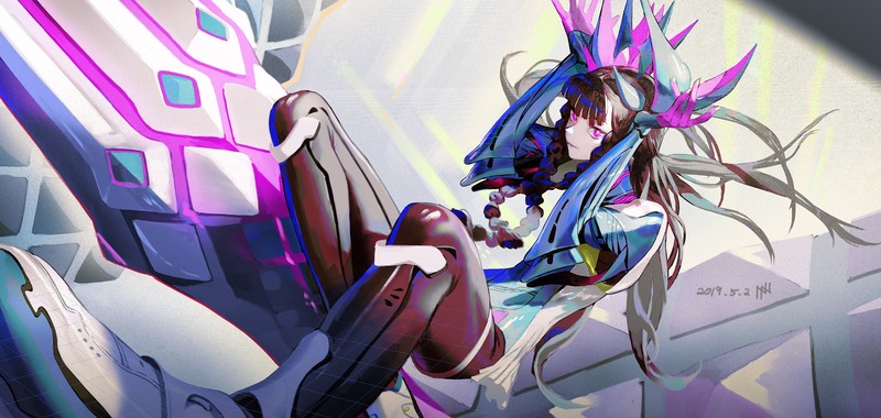 谁能拒绝这些飒爽的动漫少女壁纸？