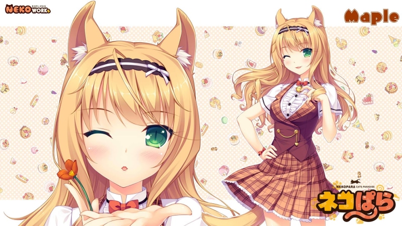《猫娘乐园壁纸合集 软萌猫耳少女心动瞬间》