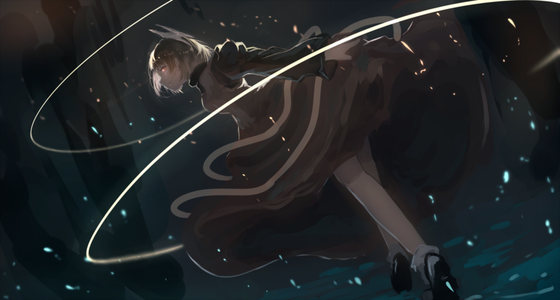 绝美暗黑系动漫少女壁纸合集