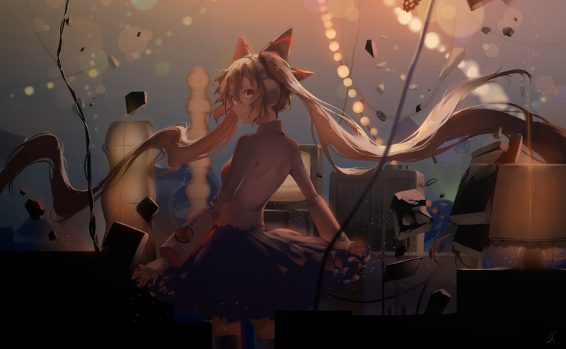 初音未来同人壁纸合集 超带感的V家少女创作
