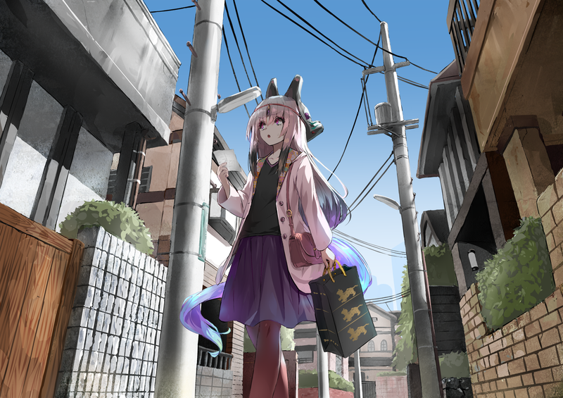 狐面少女壁纸合集