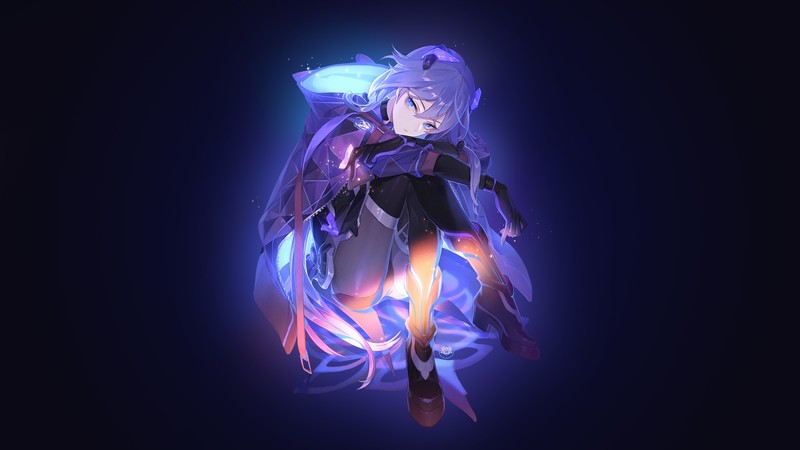 多款绝美二次元少女数字艺术肖像壁纸