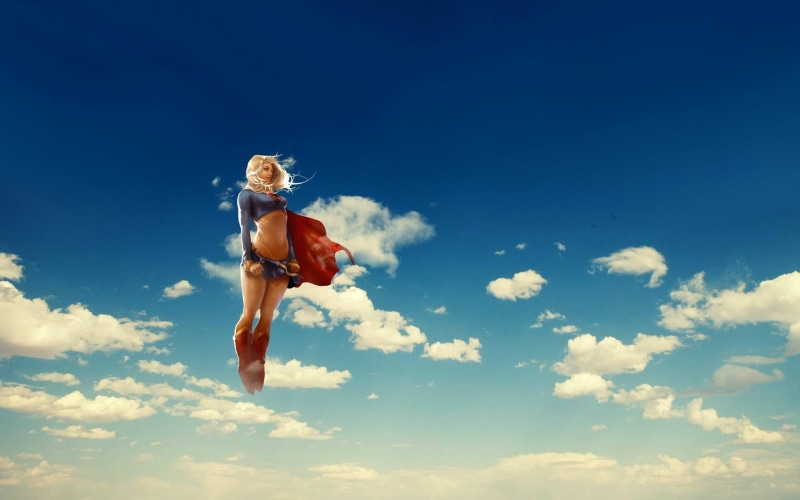 女超英动漫壁纸合集！蓝调动感画面拉满
