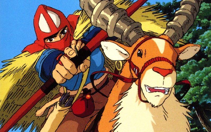 吉卜力《幽灵公主》绝美户外壁画壁纸合集