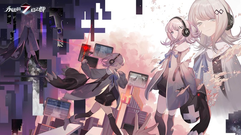 永恒七之都动漫主题壁纸 二次元少女高清壁纸