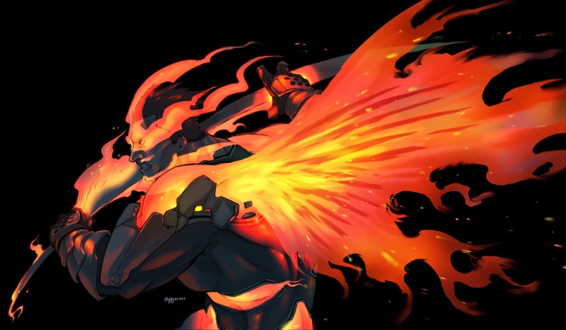 《我的英雄学院》动漫壁纸 安德瓦轰炎司1080P高清壁纸