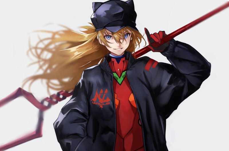明日香的EVA同人插画壁纸合集