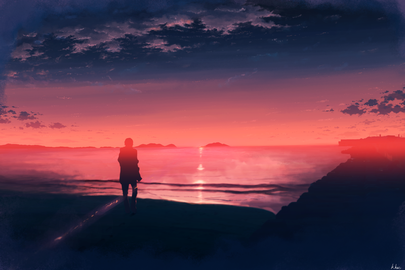 绝美动漫风天空云景壁纸合集