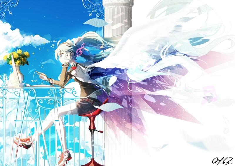 初音未来壁纸合集：长发少女的静谧时刻