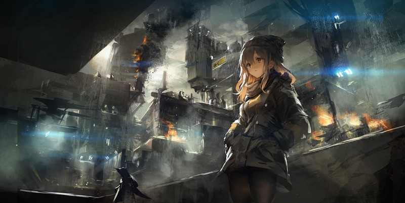 THE-LM7创作的动漫少女主题壁纸合集