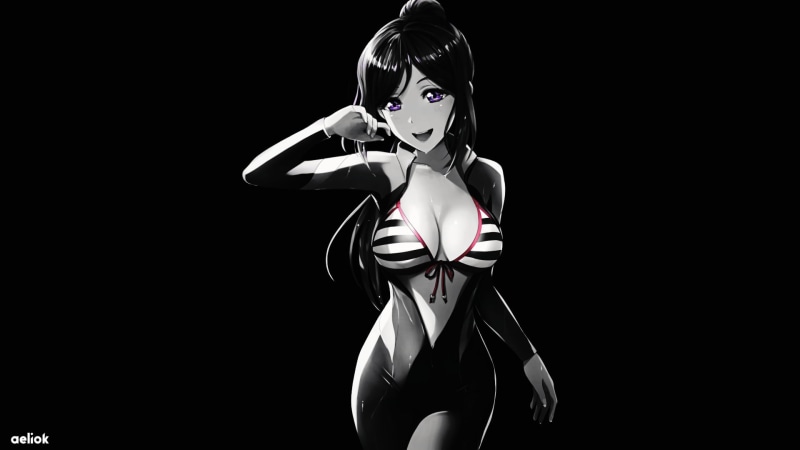 日本夏日二次元少女壁纸合集