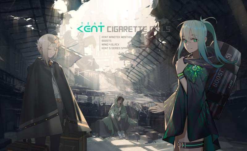 二次元少女数字艺术肖像壁纸