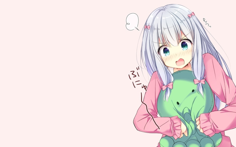 埃罗芒阿老师同款壁纸！赤脚少女和泉纱雾的洗衣日常