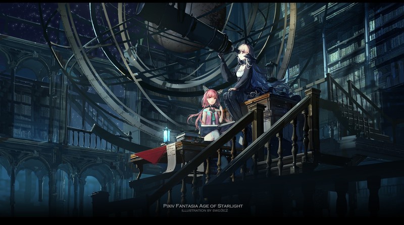 Pixiv Fantasia二次元少女插画合集