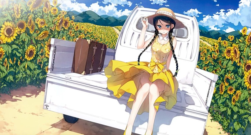 看板娘Kantoku的动漫插画壁纸合集
