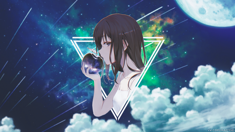 绝绝子！这款画中画动漫少女壁纸太戳我了