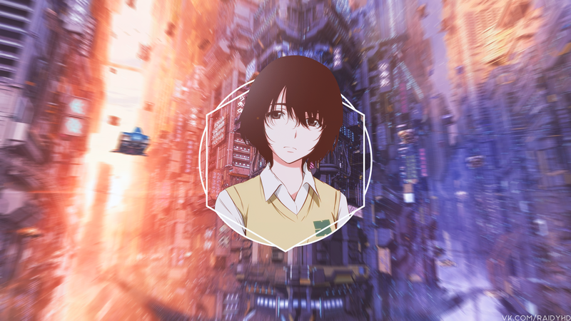 二次元少女壁纸 画中画 东京残响 三岛理沙高清壁纸