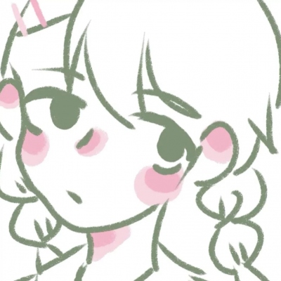 手画可爱女生简易头像合集 共5张