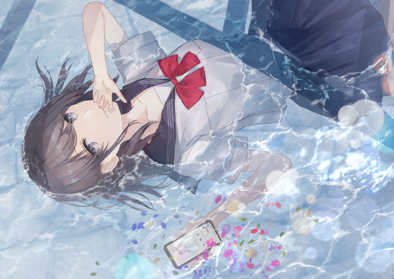 绝美二次元少女数字艺术肖像壁纸合集
