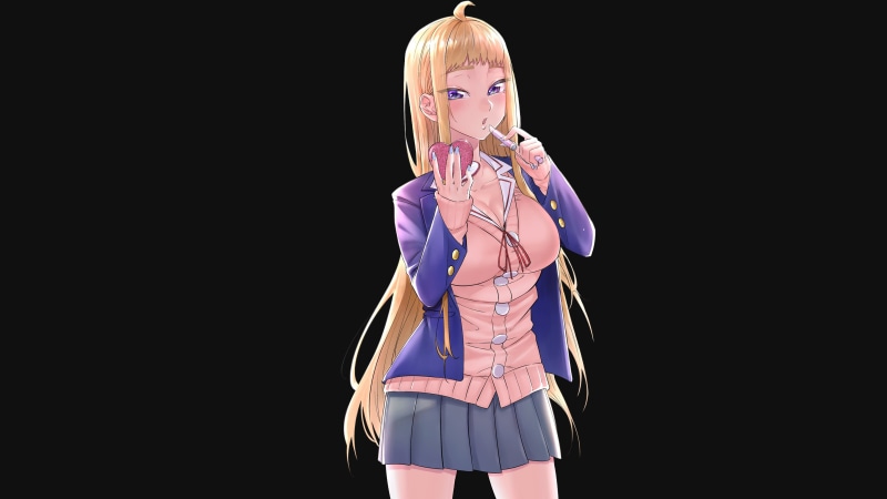 道兰子辣妹超可爱！辣妹 动漫 漫画速写 南冬树 4K 动漫女孩高清壁纸