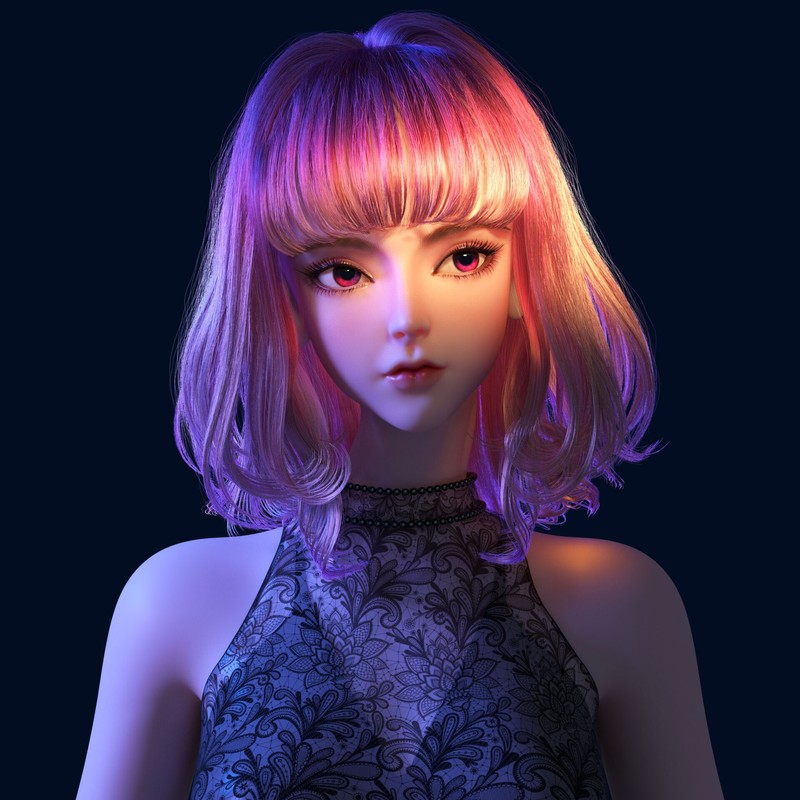 这组二次元壁纸太绝了！红瞳少女+酷炫机甲全都有