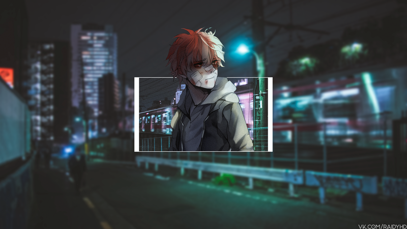 动漫少年主题分屏壁纸