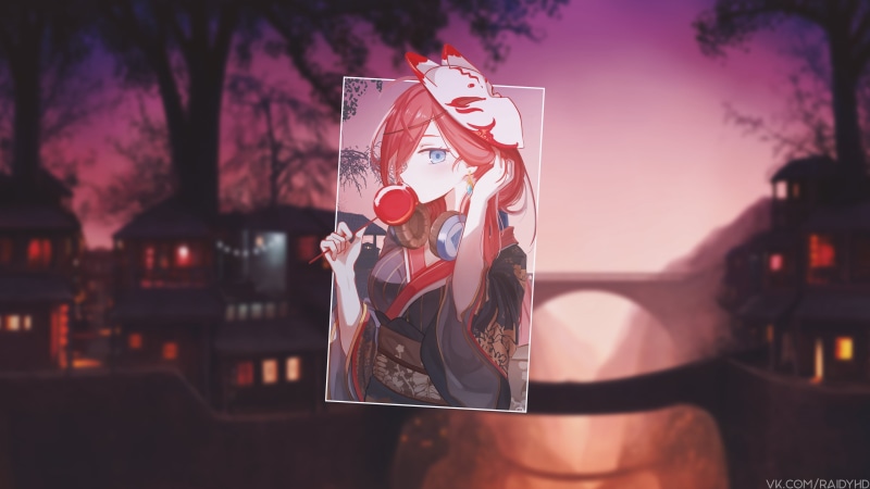 五等分的新娘中野三玖画中画壁纸