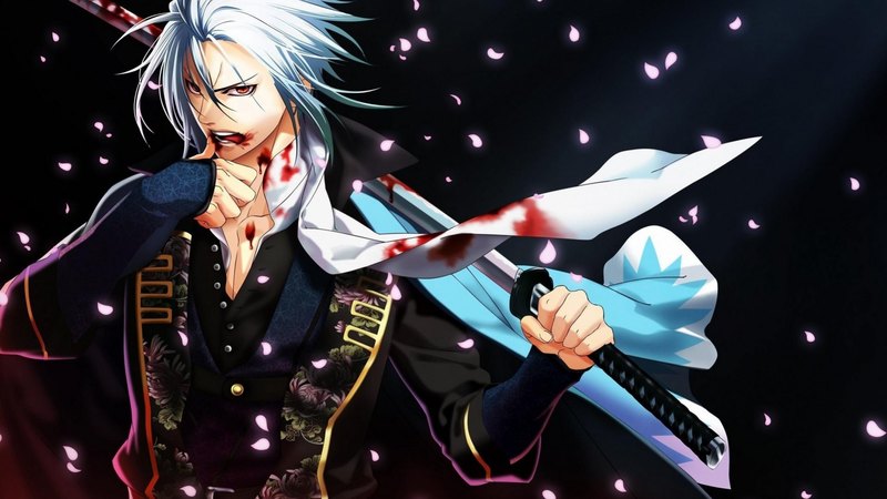 刀与血的二次元壁纸