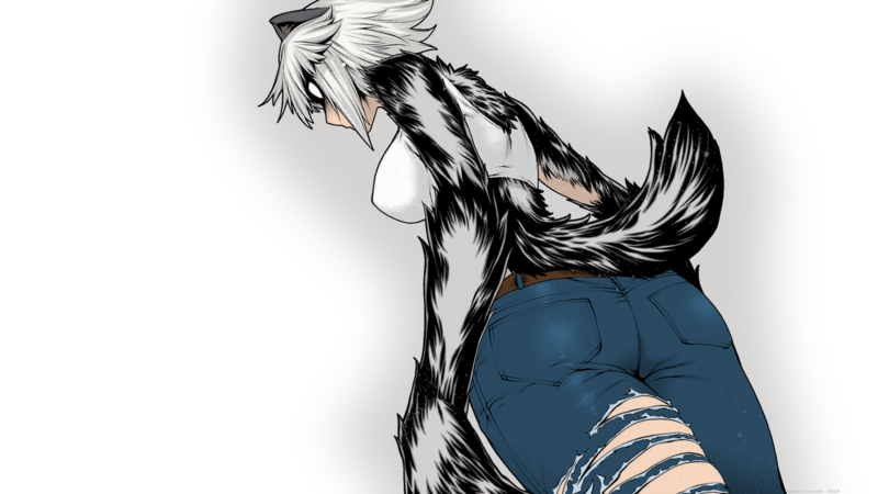 《兽拳厮杀》白发短少女壁纸合集