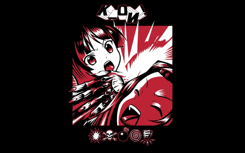 深夜氛围感拉满的动漫少女音乐主题壁纸