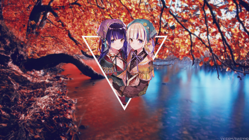 绝绝子！画中画二次元少女高清壁纸合集