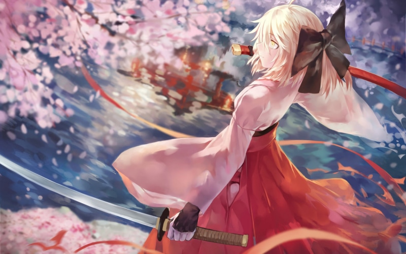 《Fate系列樱saber高清壁纸合集》