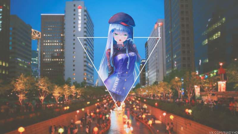 少女前线二次元少女画中画壁纸