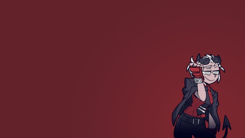 《地狱把妹王》动漫壁纸合集 戴墨镜的金发恶魔少女