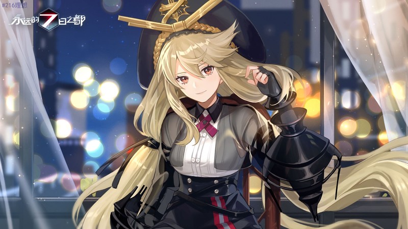 Forever 7th Capital 二次元壁纸合集：金发长发少女等多款动漫女孩高清图