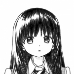 女生专属！6张简约耐看黑白手绘头像分享