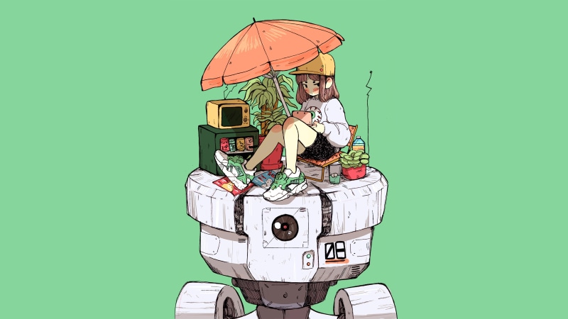 二次元运动少女壁纸分享