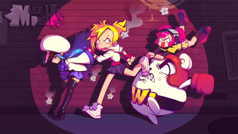 《喵斯快跑》游戏CG壁纸 甜酷少女色彩盛宴