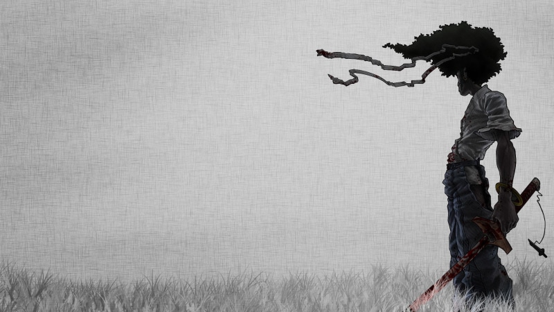 《爆炸头武士》动漫壁纸合集：武士刀 户外场景 童年氛围感拉满