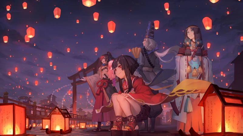 阴阳师角色群像高清壁纸