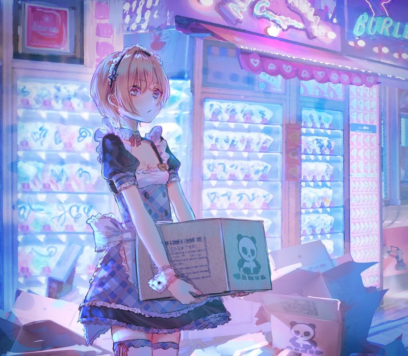 这些二次元少女插画太绝了