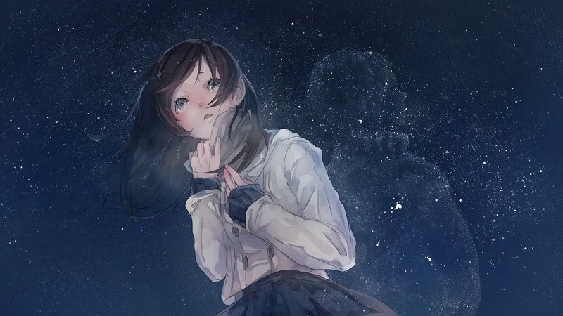 星空动漫少女壁纸合集