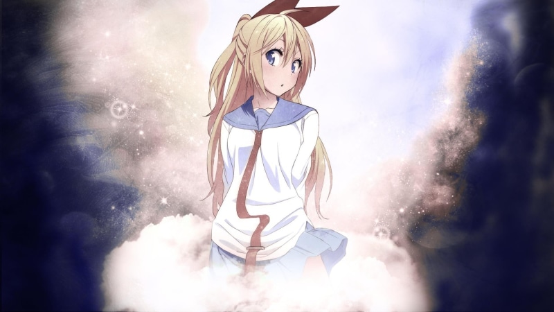 桐崎千棘绝美壁纸！金发蓝眼校服少女太戳人